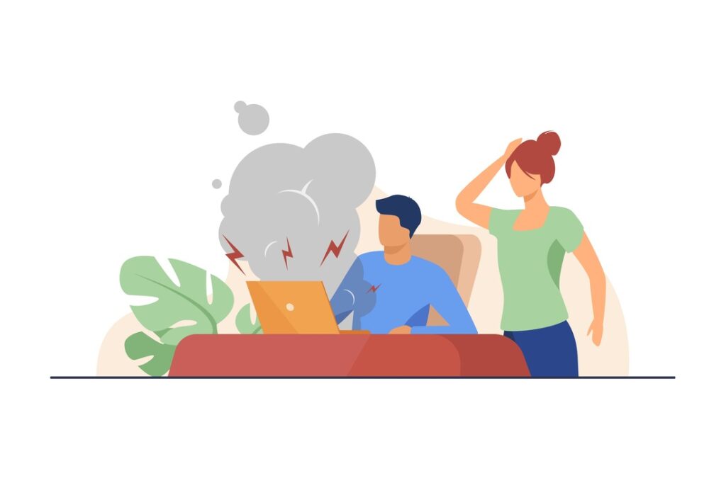 Pareja con problemas