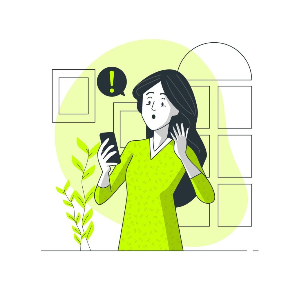 Mujer impactada al móvil